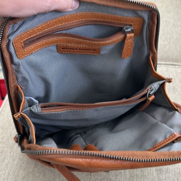 Spikes & Sparrow Genuine Leather Backpack - Picture 6 of 13